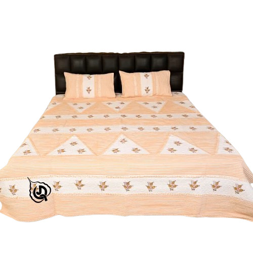 Double Cotton Quilted Bedspread - Feature: Breathable