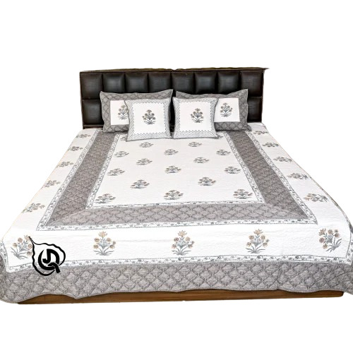 Double Size Cotton Quilted Bedspread
