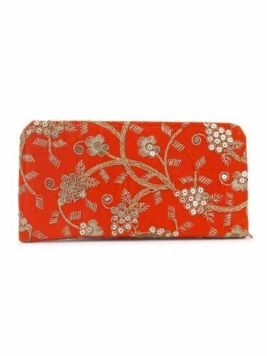 Female Embroidery Clutch Bag