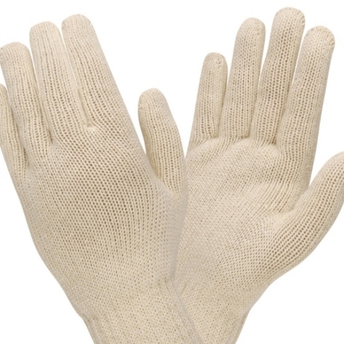 Safety Cotton Gloves - Color: White