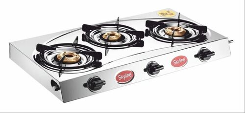Ss Three Burner Lpg Gas Stove