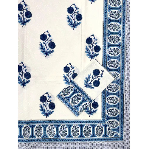 108x108 Hand Block Jaipuri Cotton Bedsheet