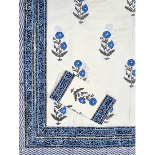 Hand Block Printed Bed Sheet