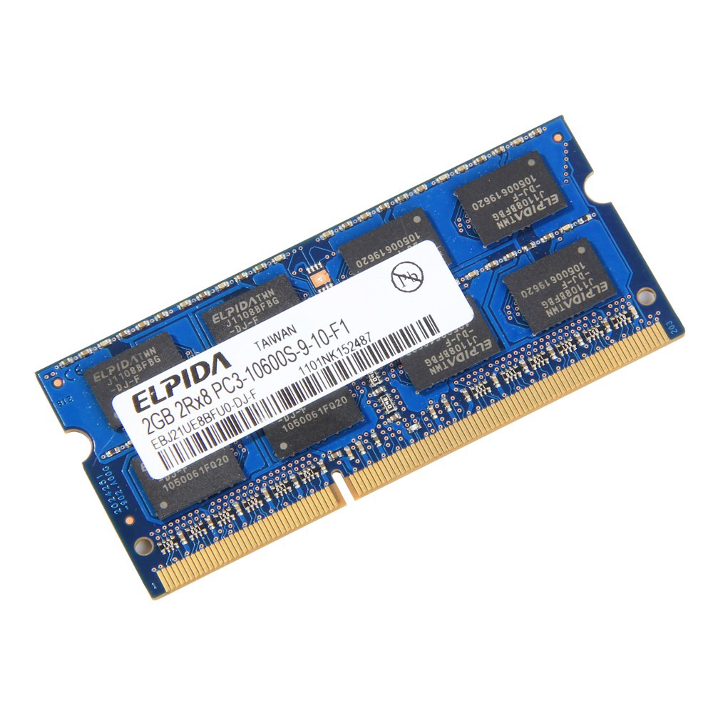 2GB DDR3 Laptop RAM Elpida SODIMM Memory Module For Laptop Repair & Upgrade Use 204 Pin