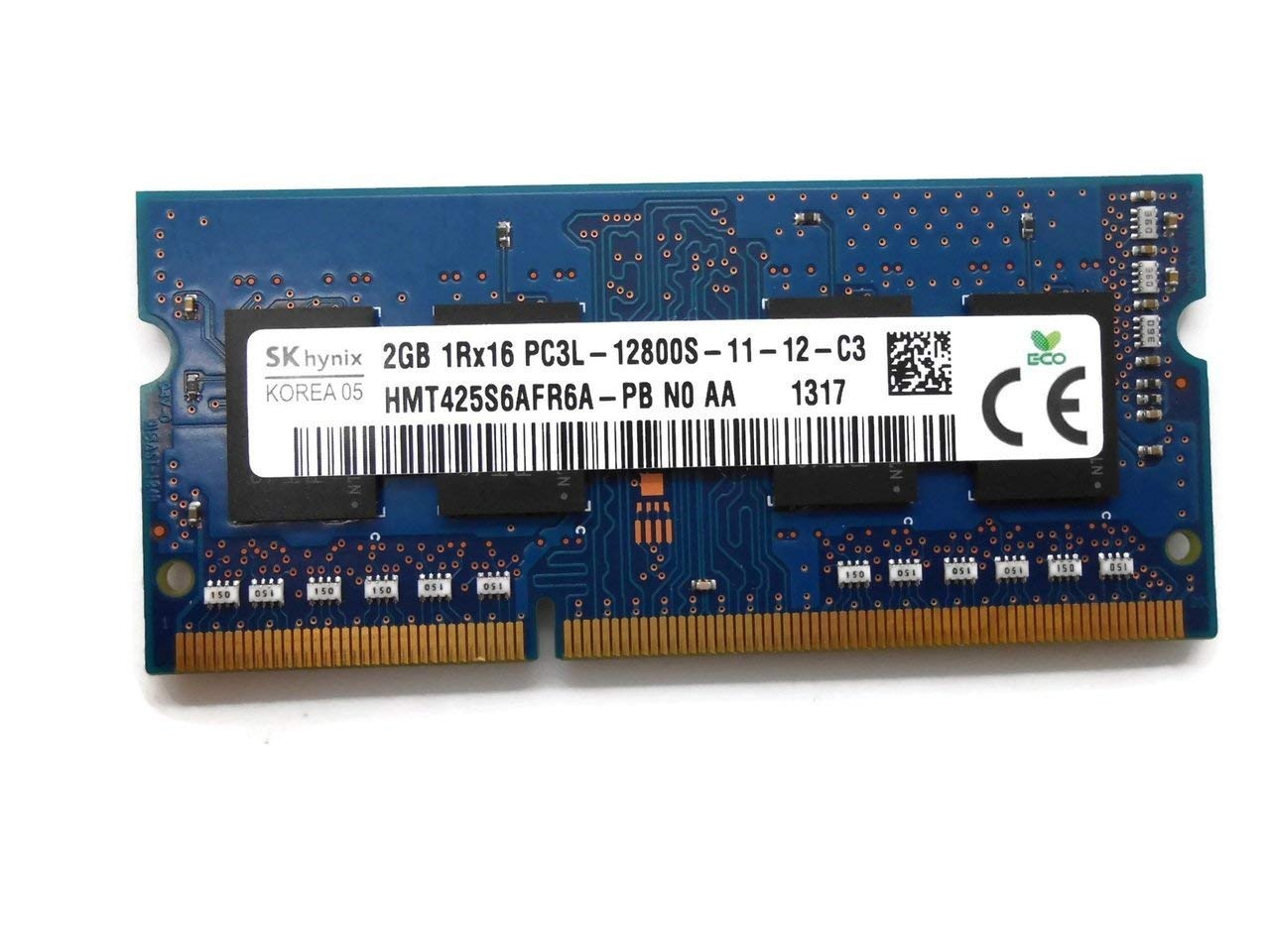 2GB DDR3L Laptop RAM PC3L-12800 SK Hynix 1600MHz 204 Pin SO DIMM Non ECC Memory Module