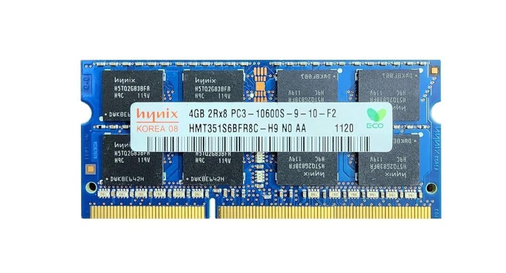 4GB DDR3 Laptop RAM PC3-10600 Hynix 1333MHz 204 Pin SO DIMM Non ECC Memory Module