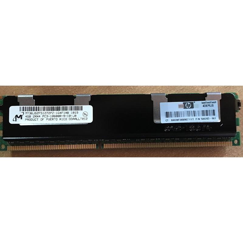 4GB DDR3 Server RAM PC3-10600 Micron Registered ECC Memory RDIMM