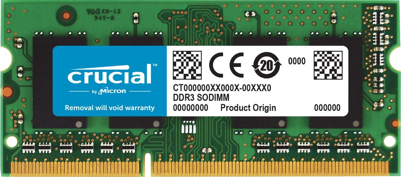 4gb Ddr3l Laptop Ram 1600mhz Micron Sodimm - Size: 4 Gb