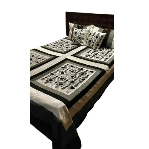 Black & White Designer Bed Cover