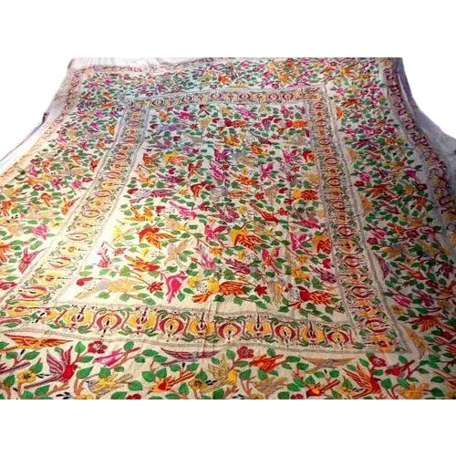 Cotton Kantha Bed Cover
