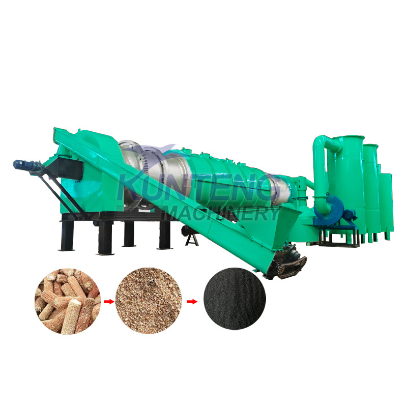 Industrial Charcoal Making Machine - Application: Rice Husks