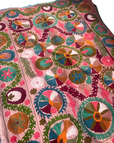 Multicolor Hand Block Printed Bedsheet