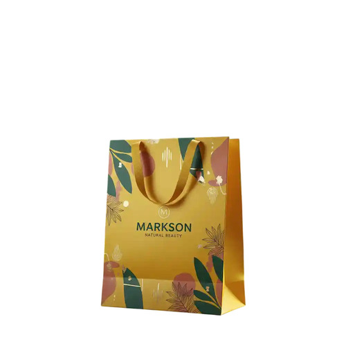 Premium Design Paper Bags With Ribbon Handle - Coating Type: Matt Or Gloss