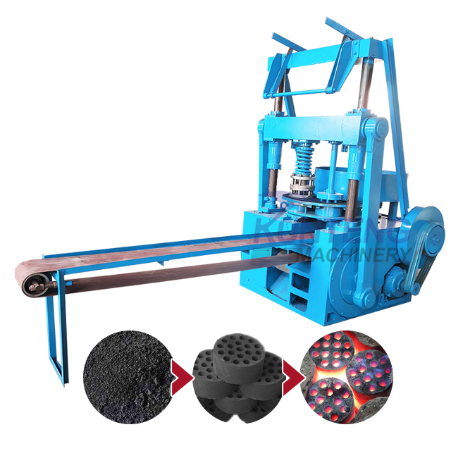 Coconut Shell Charcoal Punching Machine - Briquette Size: Customized