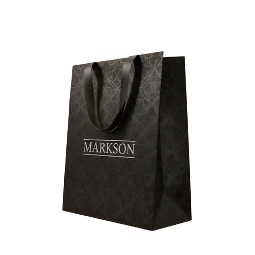 Standard Paper Bags With Ribbon Handle - Coating Type: Matt Or Gloss