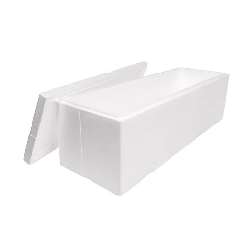 Thermocol Ice Storage Box - Color: White