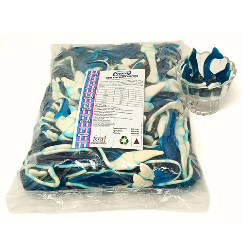Imported Giant Blueberry Dolphin Candy - Fat Contains (%): 1