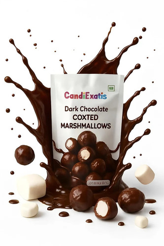 Round Chocolate Coated Marshmallow - Additional Ingredient: Cocoa Butter