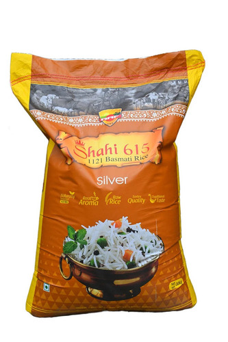 30Kg Shahi 615 1121 Silver Parboiled Basmati Rice - Admixture (%): 0.1