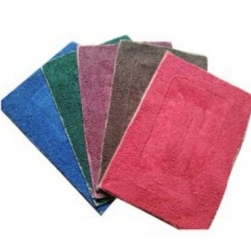 Premium Multi-colored Cotton Door Mat - Small Size, Woven Back, Washable & Water-resistant, Ideal For Home And Office 
