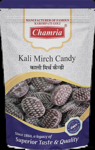 Kali Mirch Flavoured Candy - Additional Ingredient: Black Pepper Powder