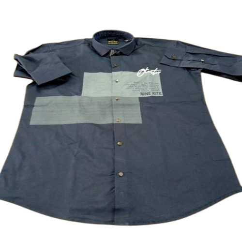Men Plain Cotton Shirt