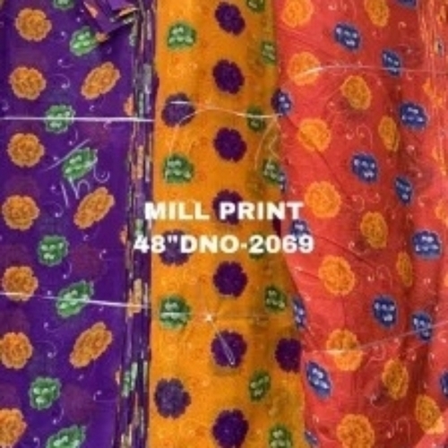 Mill Print Mattress Fabric