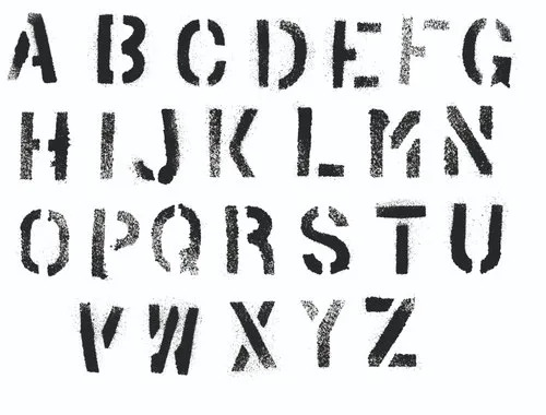 Personalized Metal And Plastic Stencils