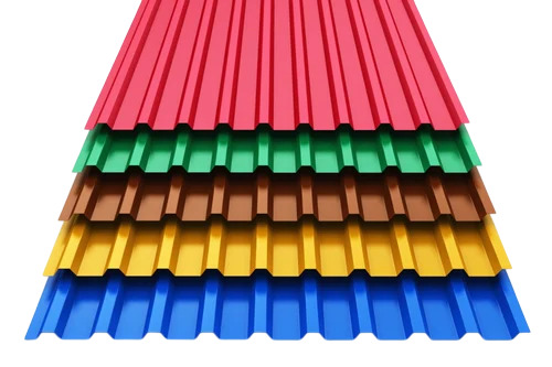 Colored Steel Roofing Sheets - Color: Multiple