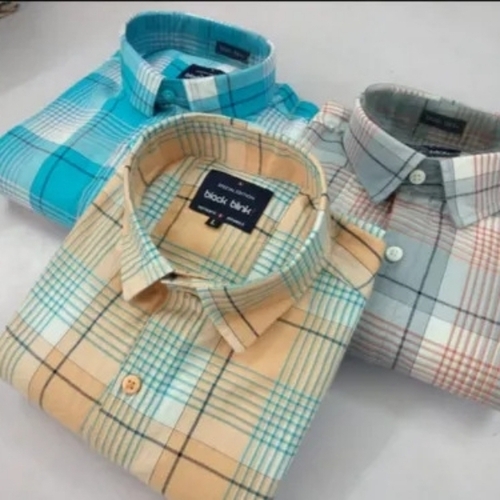 Cotton casual men shirt