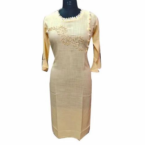 Cotton Embroidered Kurti