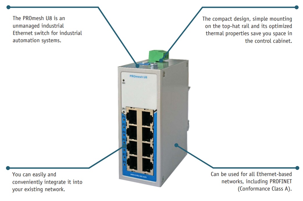 Ethernet Switch Unmanaged 8 Port