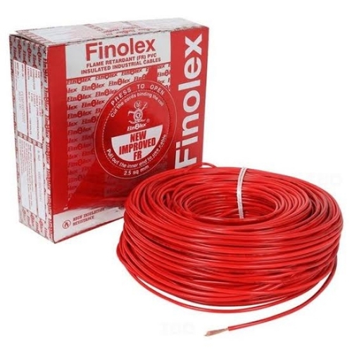 Finolex Silver 2.5 Sq Mm Red 90 M Fr Pvc Insulated Wire