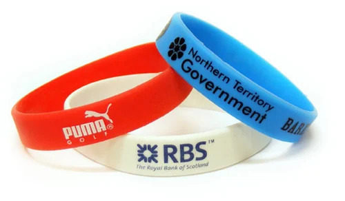 Printed Silicon Wristband - Color: .