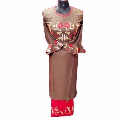 Rayon Embroidered Kurti