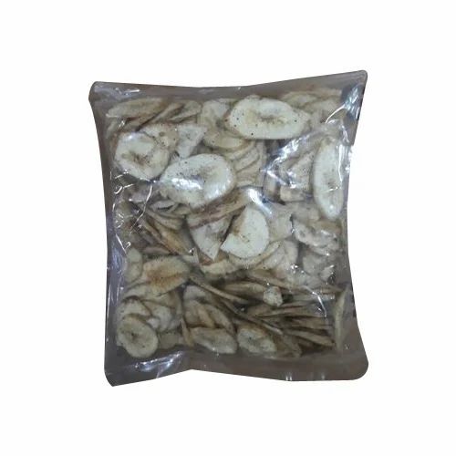 500 Gram Banana Chips - 60.7gm Carbohydrate Per 100gm, Salty Crunchy Snack
