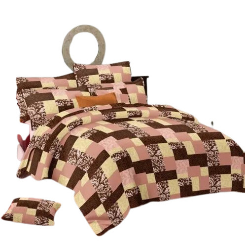 Designer Printed Cotton Double Bed Sheet
