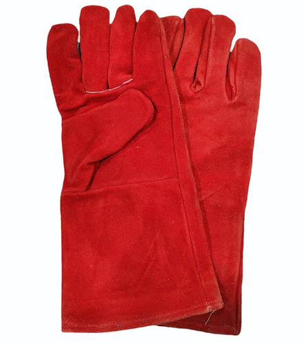 Red Welding Asbestos Gloves - Design: Full Finger