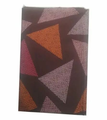 Triangle Printed Cotton Double Bed Sheet