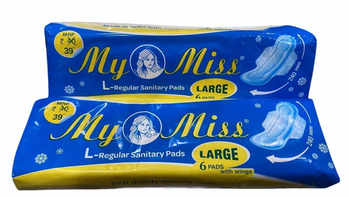 Large Regular Sanitary Pads - Age Group: Women