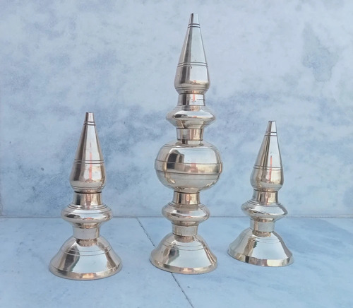 Temple Top Decoration Brass Kalash - Color: Golden