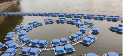 Water Floating Fountain Docks