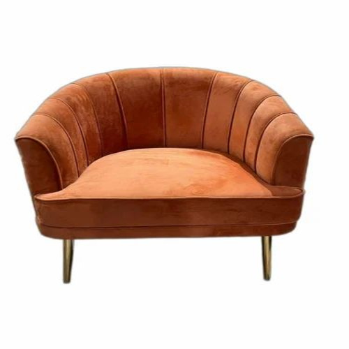 02 Medium Height Lounge Chair - Teak Wood Frame, Velvet Cushion, Multicolor | Includes Armrest, Custom Size