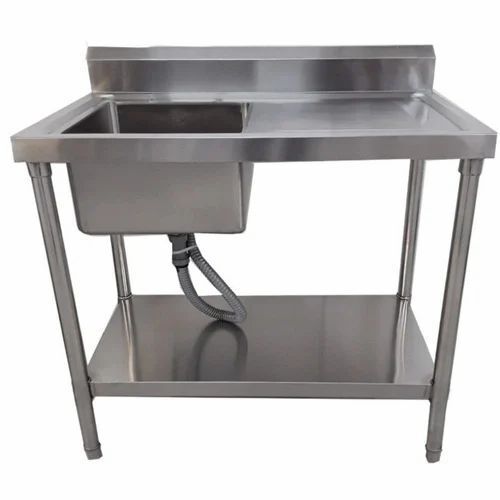 Commercial Single Bowl Table Kitchen Sink