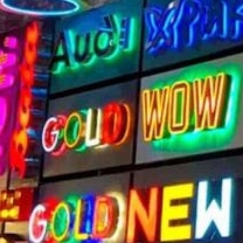 Gold Sign Board