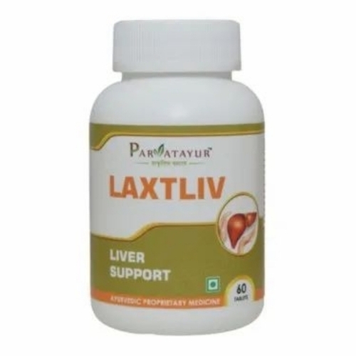 Laxtliv Liver Tablet - 60 Tablets Suitable for All Ages | Herbal Liver Function Support Detoxification Fat Metabolism Aid Digestive Health