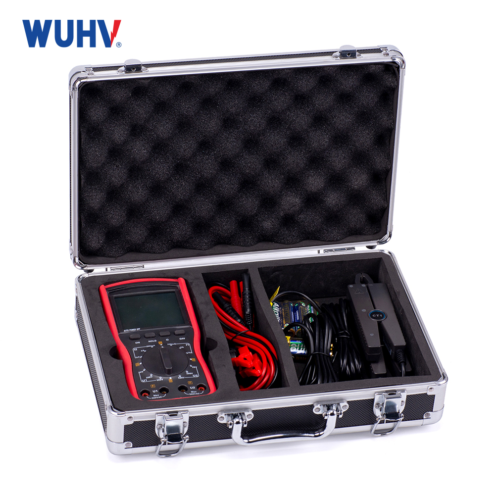 Smg2000E Handheld Portable Digital Display Double Clamp Phase Volt Ampere Meter - Accuracy: 0.2 %
