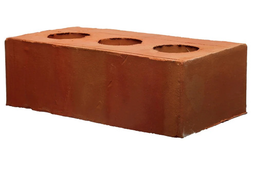 3 Hole Wire Cut Exposed Brick - Color: Brown