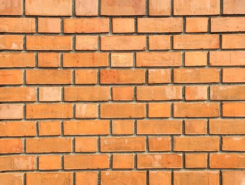 4 Inch Clay Face Brick - Color: Red