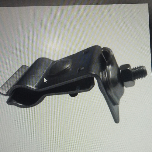 Conductor holder roof ribs